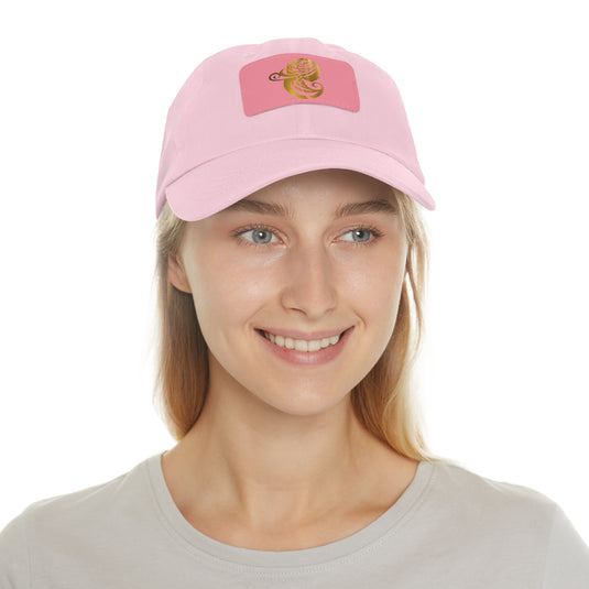Dad Hat with Leather Patch (Rectangle) - Emotional by Vante