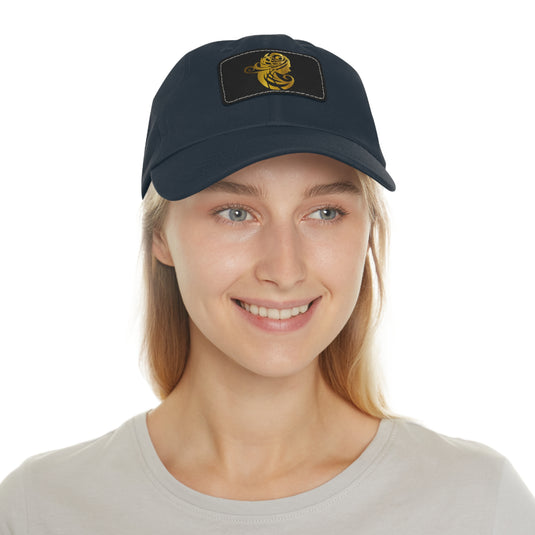 Dad Hat with Leather Patch (Rectangle) - Emotional by Vante