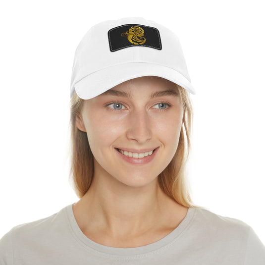 Dad Hat with Leather Patch (Rectangle) - Emotional by Vante