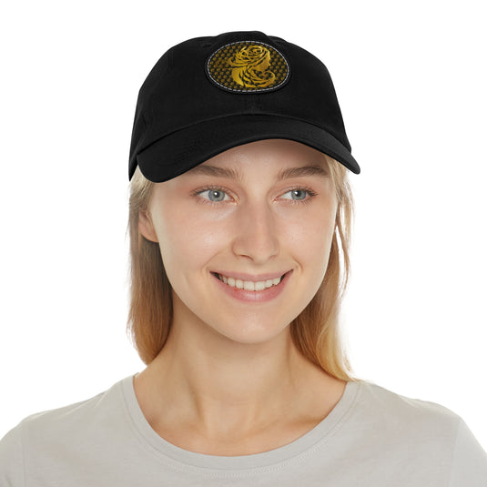 Dad Hat with Leather Patch (Round) - Emotional by Vante