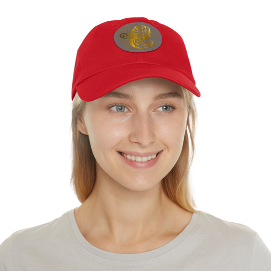 Dad Hat with Leather Patch (Round) - Emotional by Vante