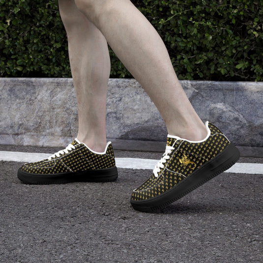 EBV Low-Top Leather Sports Sneakers - Emotional by Vante