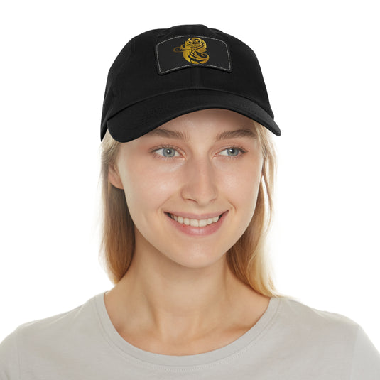 Dad Hat with Leather Patch (Rectangle) - Emotional by Vante