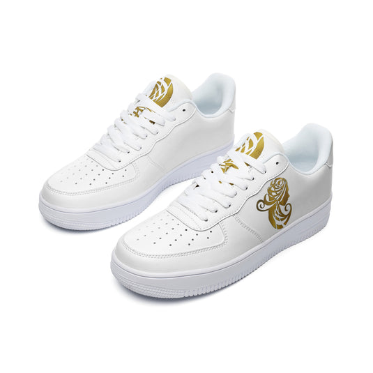 Unisex Low Top Leather Sneakers - Emotional by Vante