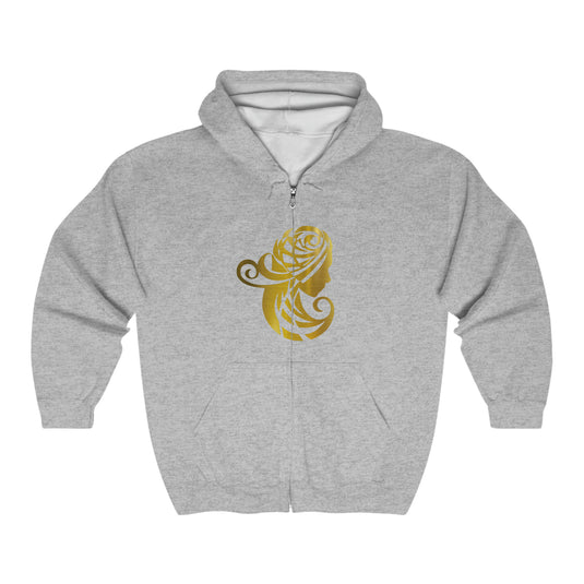 Heavy Blend Full Zip Hooded Sweatshirt - Emotional by Vante