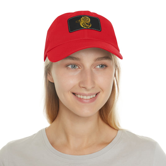 Dad Hat with Leather Patch (Rectangle) - Emotional by Vante
