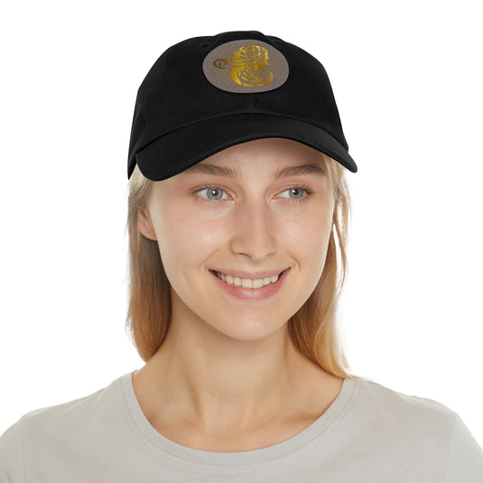 Dad Hat with Leather Patch (Round) - Emotional by Vante