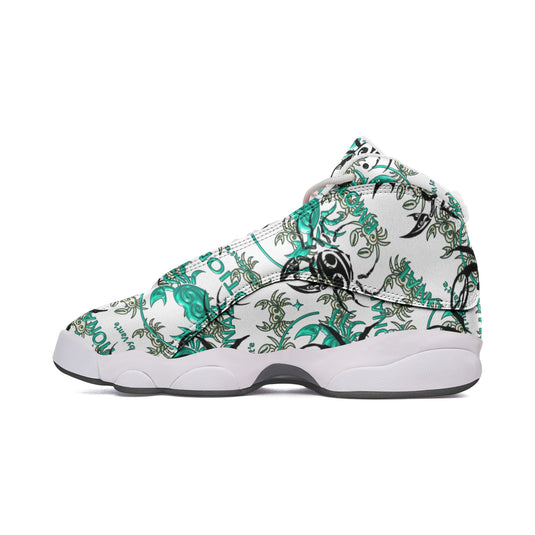 Unisex High Top Leather Sneakers