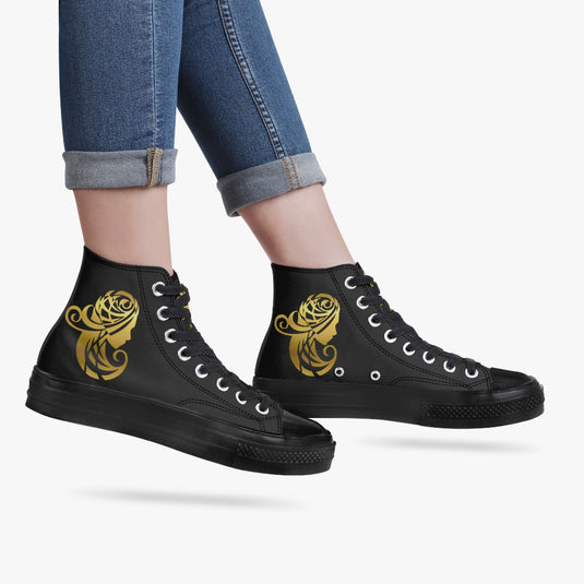 E.B.V. High-Top Canvas Sneakers - Emotional by Vante