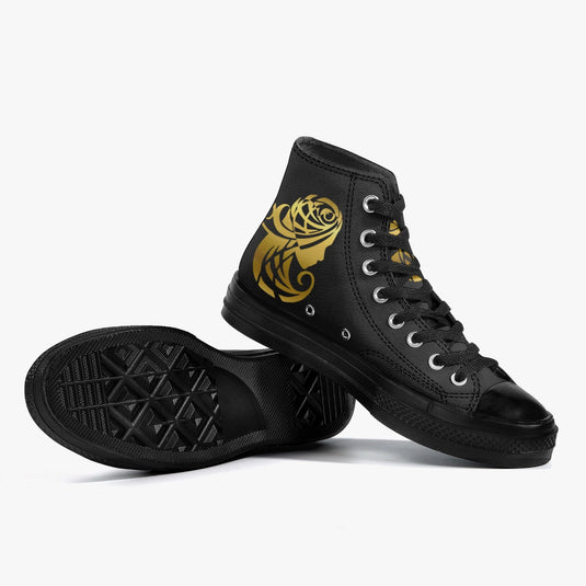 E.B.V. High-Top Canvas Sneakers - Emotional by Vante