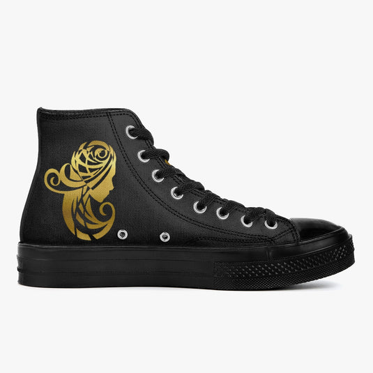 E.B.V. High-Top Canvas Sneakers - Emotional by Vante