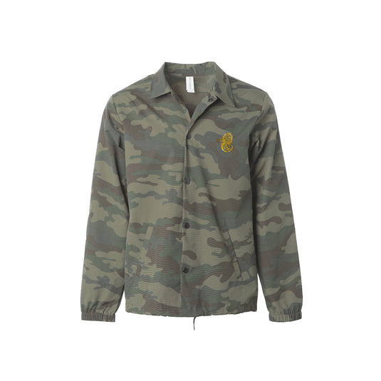 Water Resistant Windbreaker Coaches Jacket Camo - Emotional by Vante