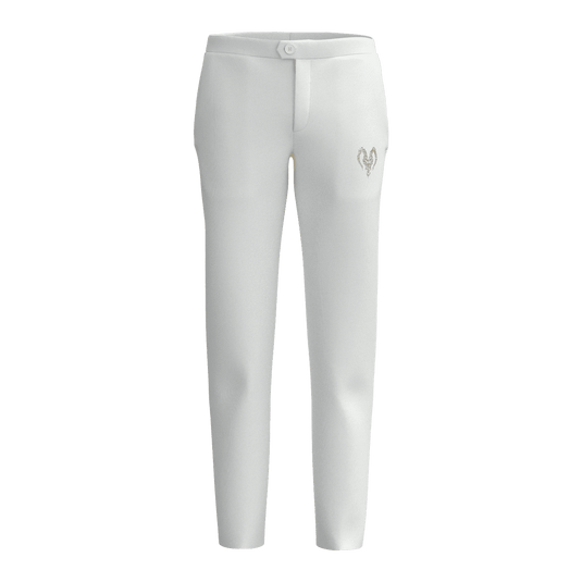 Men's white summer suit