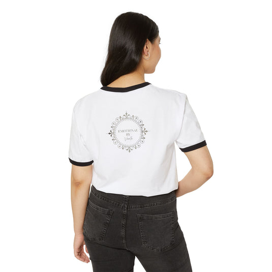 Unisex Cotton Ringer Tee Shirt - Emotional by Vante