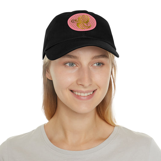 Dad Hat with Leather Patch (Round) - Emotional by Vante