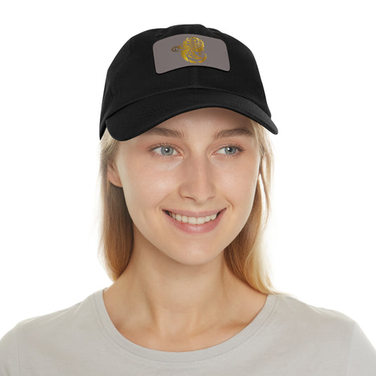 Dad Hat with Leather Patch (Rectangle) - Emotional by Vante
