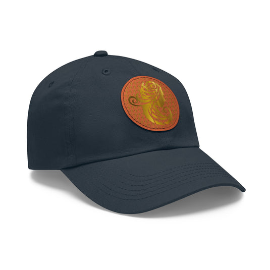 Dad Hat with Leather Patch (Round) - Emotional by Vante