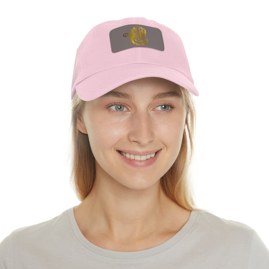 Dad Hat with Leather Patch (Rectangle) - Emotional by Vante