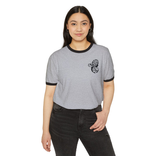 Unisex Cotton Ringer Tee Shirt - Emotional by Vante