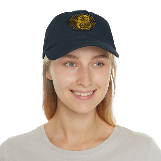 Dad Hat with Leather Patch (Round) - Emotional by Vante