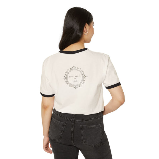 Unisex Cotton Ringer Tee Shirt - Emotional by Vante