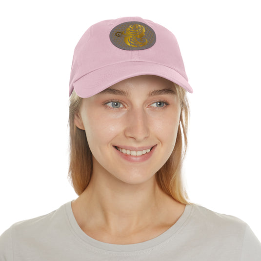 Dad Hat with Leather Patch (Round) - Emotional by Vante