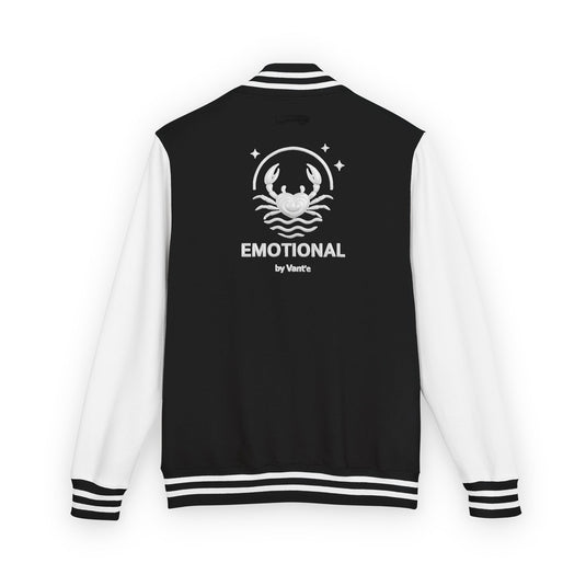 Unisex Heavyweight Letterman Jacket with Emotional Crab Design, Stylish Jacket, Trendy Outerwear for Teens, Gift for Friends, Perfect [...]