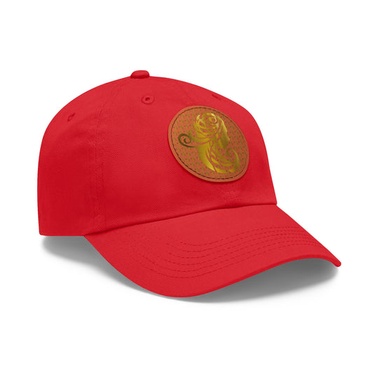 Dad Hat with Leather Patch (Round) - Emotional by Vante