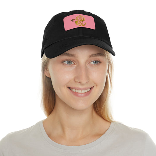 Dad Hat with Leather Patch (Rectangle) - Emotional by Vante