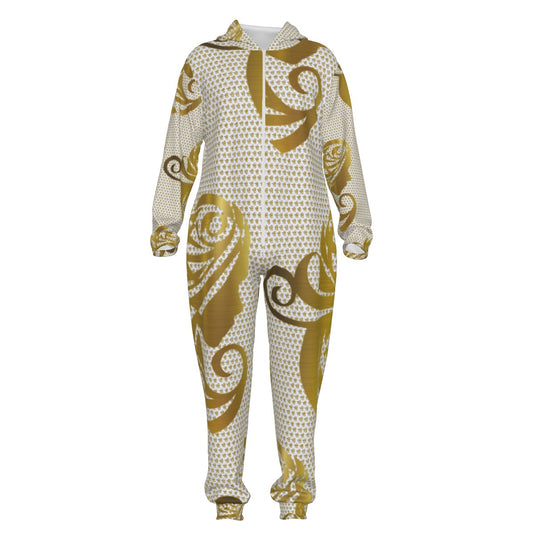 All-Over Print Unisex Thickened Home Jumpsuit