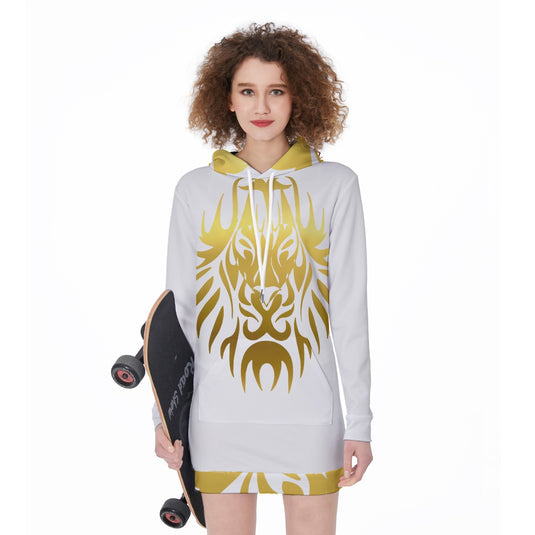 All-Over Print Women's Long Hoodie