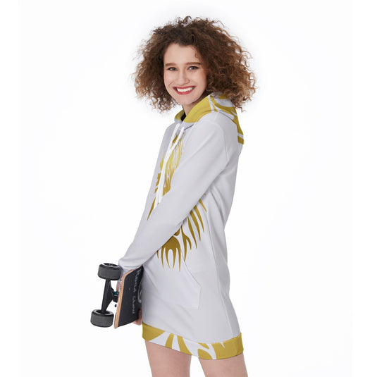 All-Over Print Women's Long Hoodie