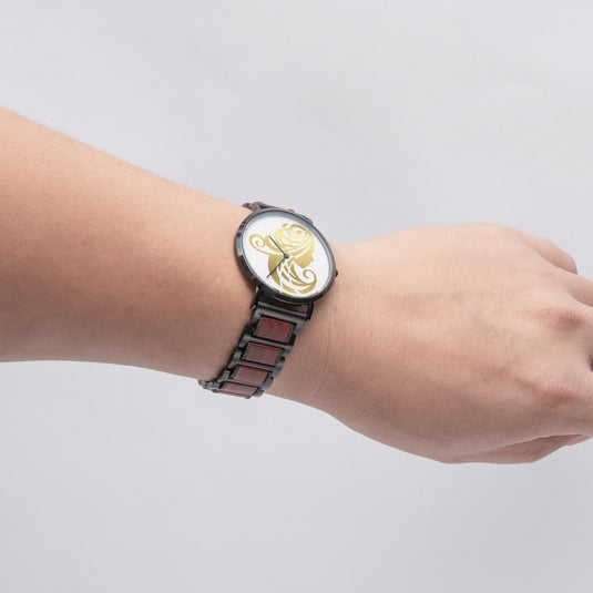 E.B.V. Wooden Strap Quartz Watch - Emotional by Vante