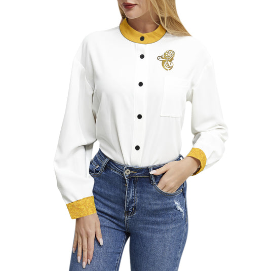 Long Sleeve Button Up Casual Shirt Top - Emotional by Vante