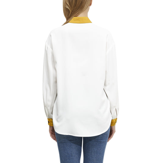 Long Sleeve Button Up Casual Shirt Top - Emotional by Vante