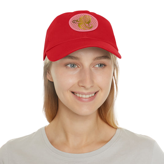 Dad Hat with Leather Patch (Round) - Emotional by Vante