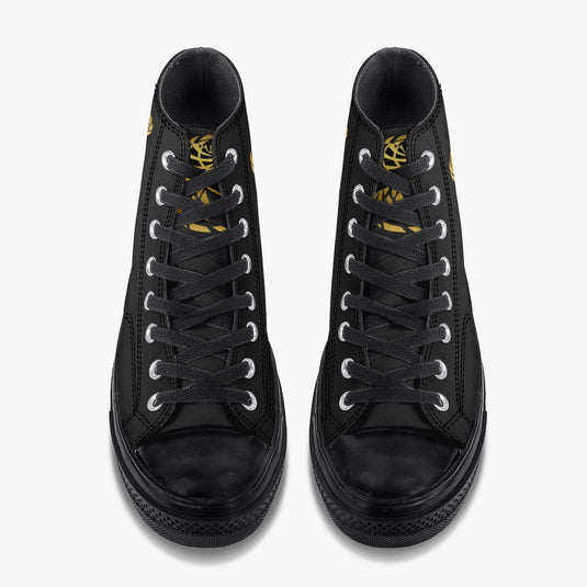 E.B.V. High-Top Canvas Sneakers - Emotional by Vante