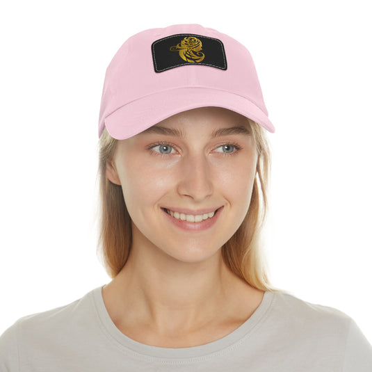 Dad Hat with Leather Patch (Rectangle) - Emotional by Vante