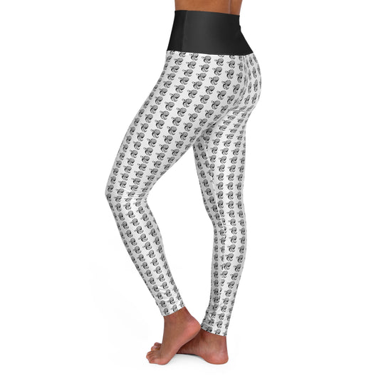 High Waisted Yoga Leggings - Emotional by Vante