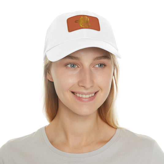 Dad Hat with Leather Patch (Rectangle) - Emotional by Vante