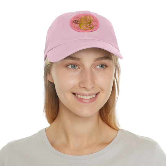 Dad Hat with Leather Patch (Round) - Emotional by Vante