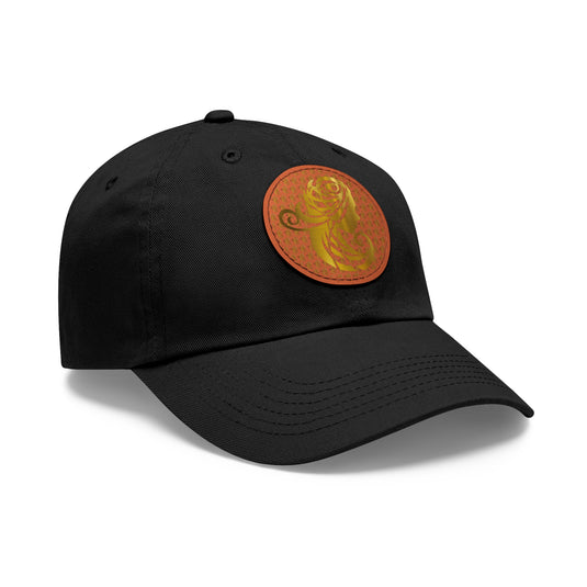 Dad Hat with Leather Patch (Round) - Emotional by Vante