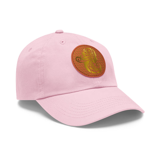 Dad Hat with Leather Patch (Round) - Emotional by Vante