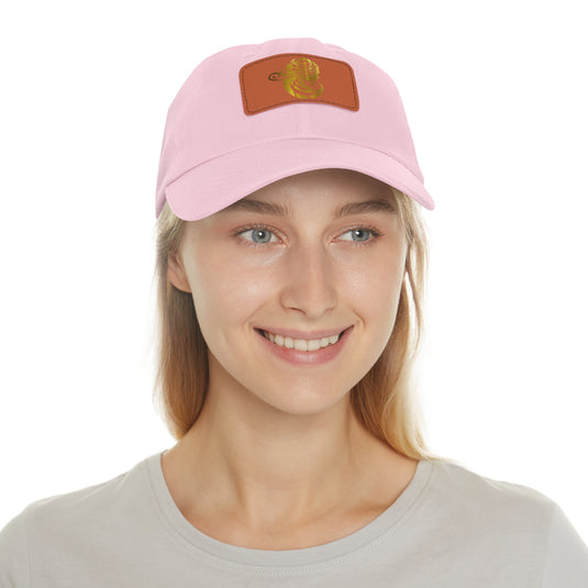 Dad Hat with Leather Patch (Rectangle) - Emotional by Vante