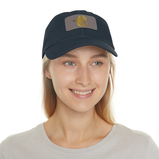 Dad Hat with Leather Patch (Rectangle) - Emotional by Vante