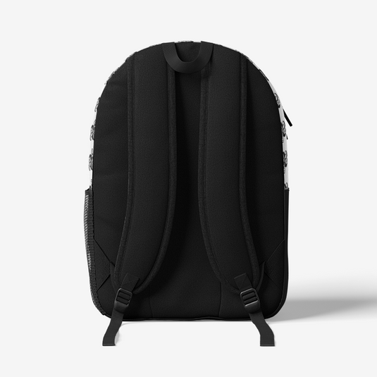 Retro Colorful Print Trendy Backpack - Emotional by Vante