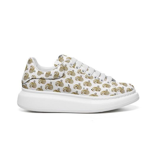 Unisex Non Slip Lace Up Leather Sneakers - Emotional by Vante