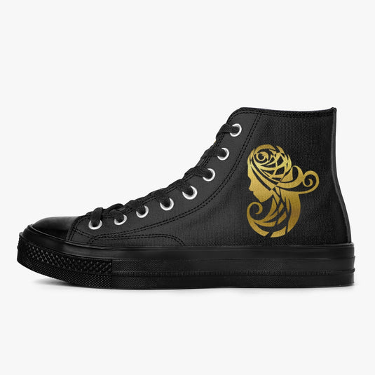E.B.V. High-Top Canvas Sneakers - Emotional by Vante