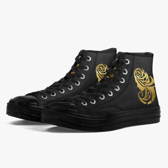 E.B.V. High-Top Canvas Sneakers - Emotional by Vante